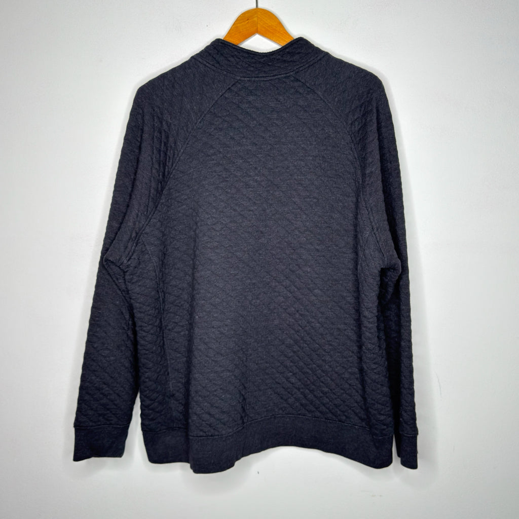 Eddie Bauer Quilted 1/4 Snap Sweatshirt - Size XXL
