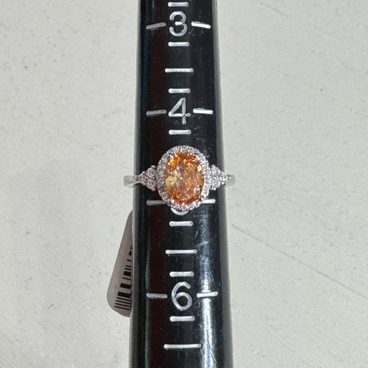 Faux Morganite Ring - Size 5