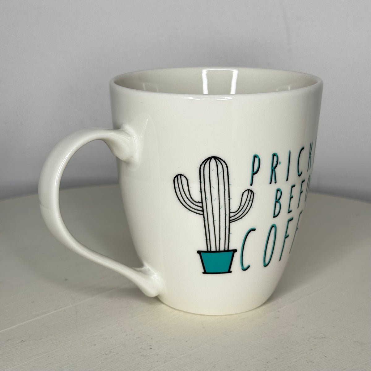 Pfaltzgraff Prickly Before Coffee Mug