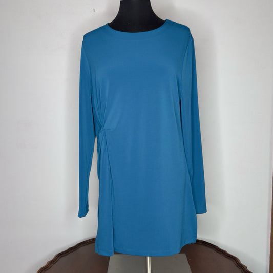 Chico's Side Twist Tunic Top - Size Large