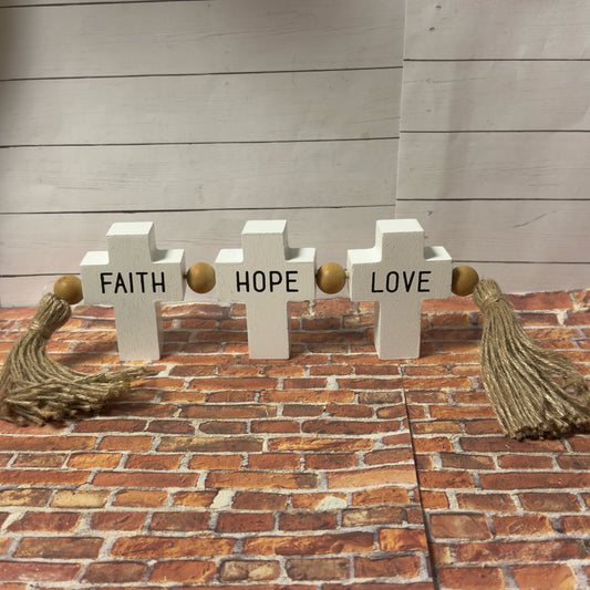 Faith Hope Love Sign