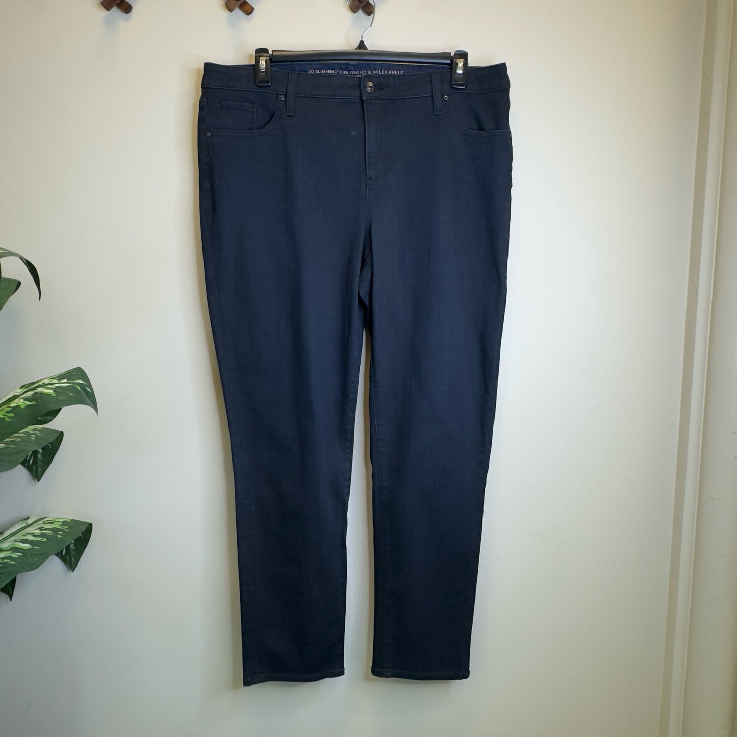 Chico's So Slimming Girlfriend Ankle Jeans - Size 18 Tall