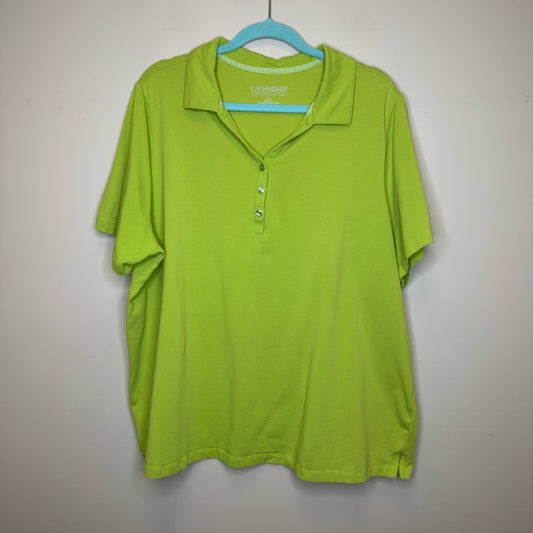 Catherines Suprema Collection Polo Top - Size 1X