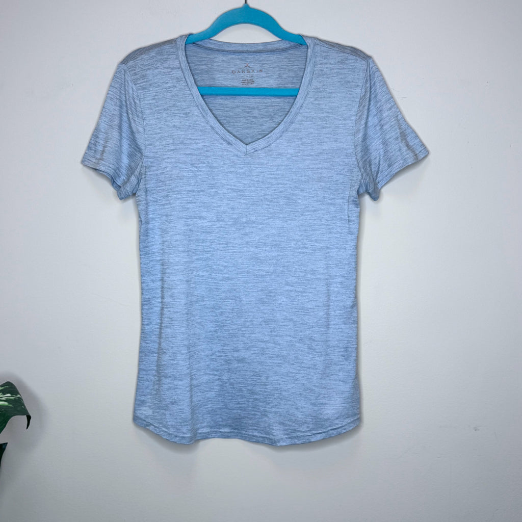 Danskin V-Neck Short Sleeve Tee - Size Medium