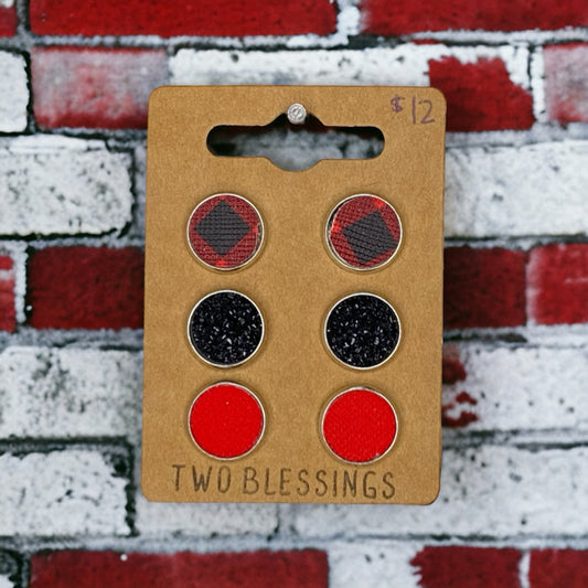 Two Blessings - 3pk Earrings