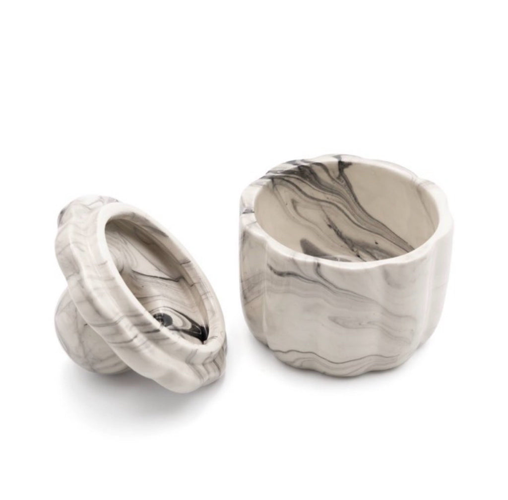 Decorative Canister - Marble