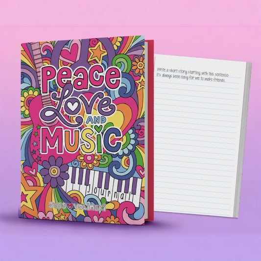 Peace Love And Music Guided Journal