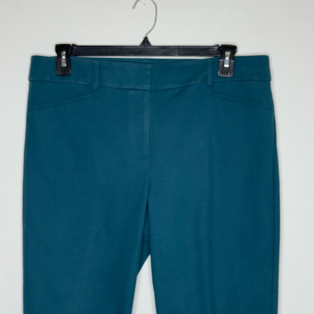 Loft Julie "The Riviera Pant" Teal Dress Pants - Size 14
