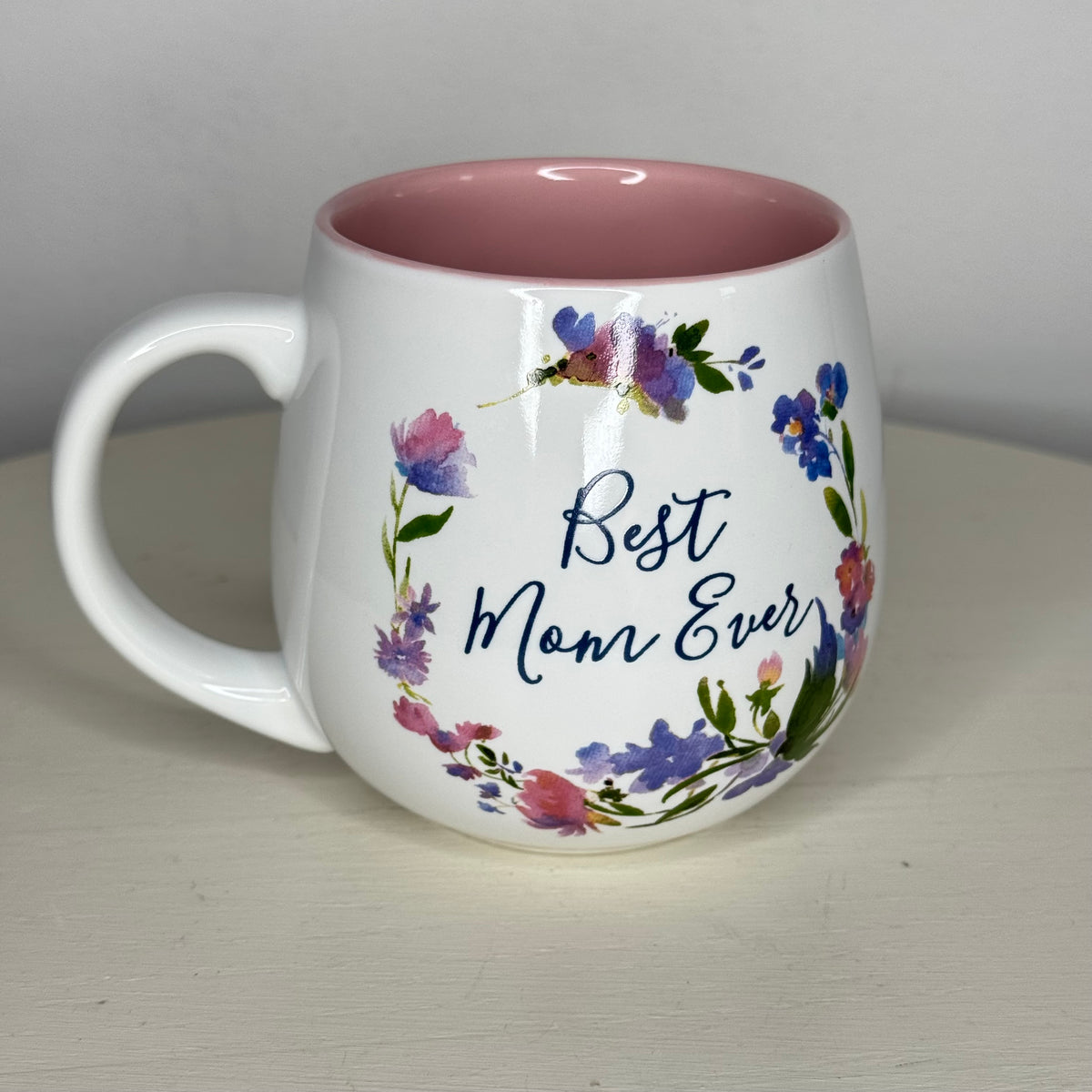 Best Mom Ever Floral Print Mug