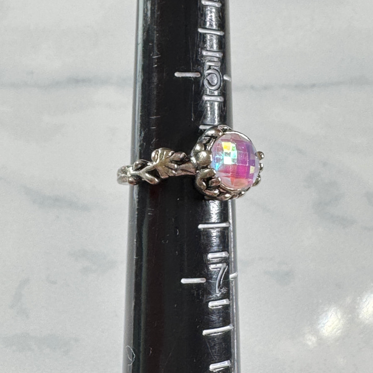 The Queen Bee Faceted Moonstone Ring - Size 6