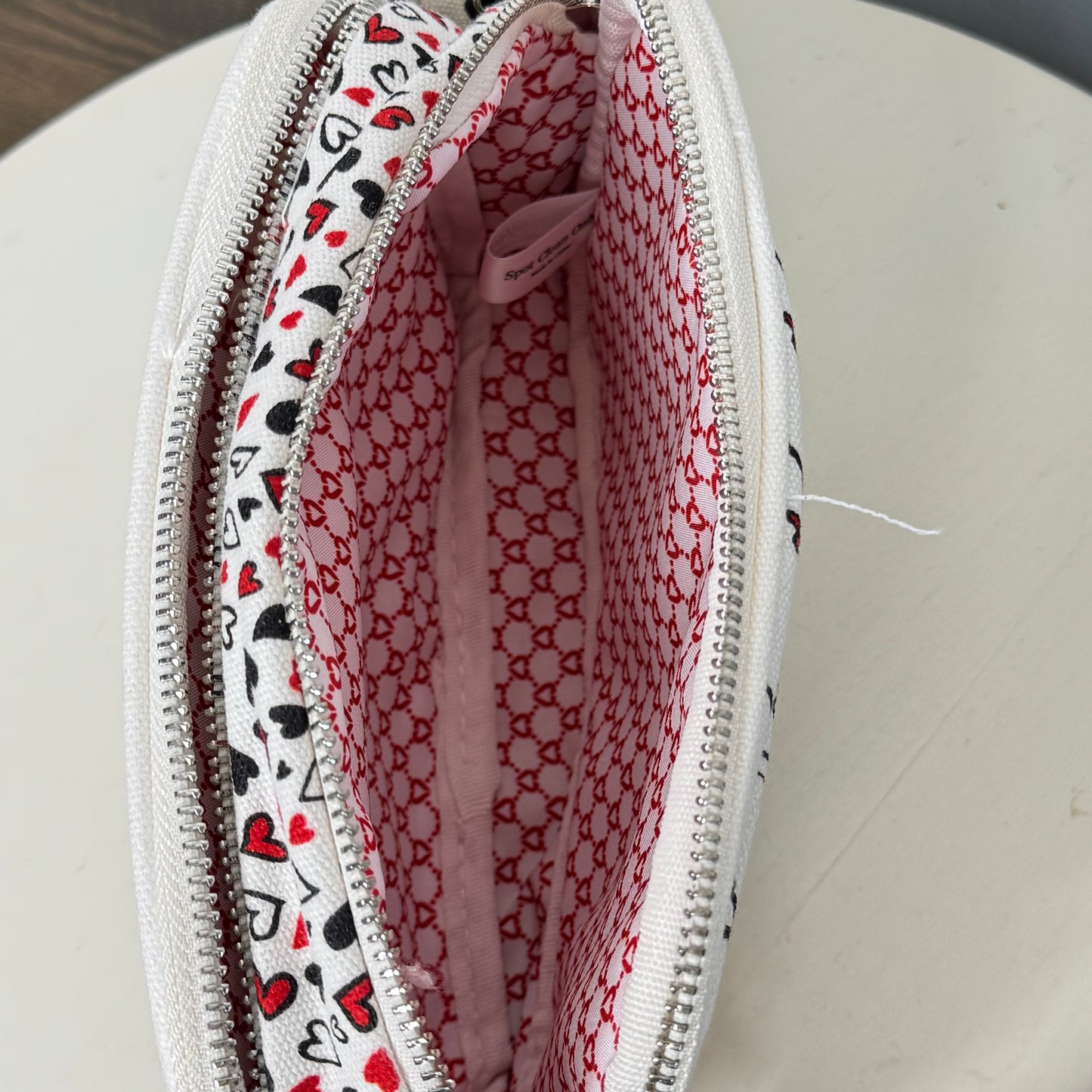 Brighton Love Scroll Canvas Crossbody Handbag