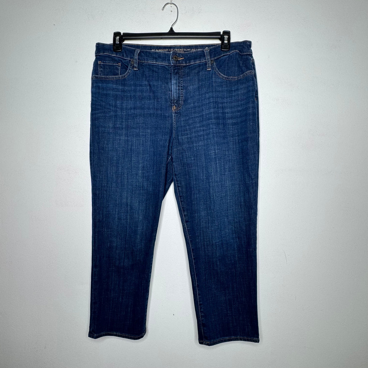 Chico’s So Slimming Girlfriend Slim Leg Crop Jeans - Size 14