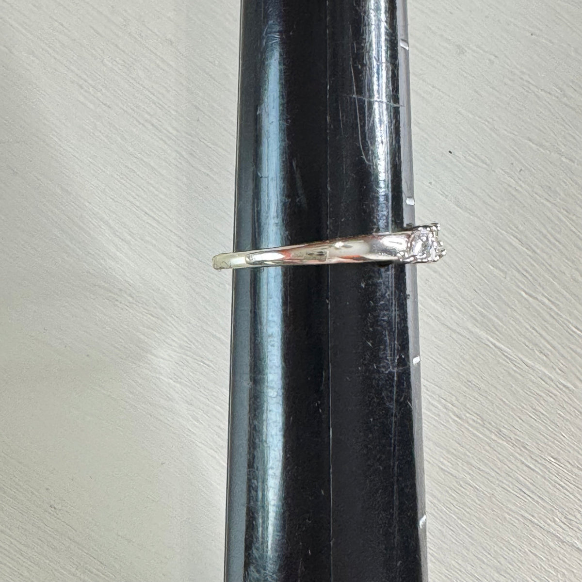 Shared Prong Five Stone Anniversary Band - Size 9