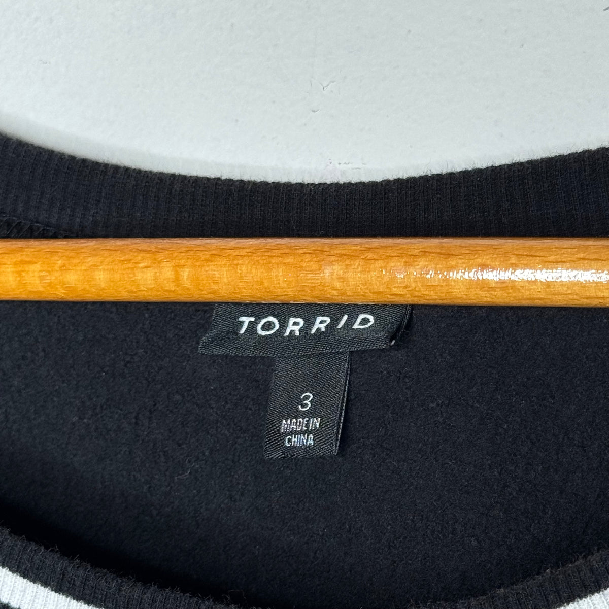 Torrid Black & White Sweatshirt - Size 3X
