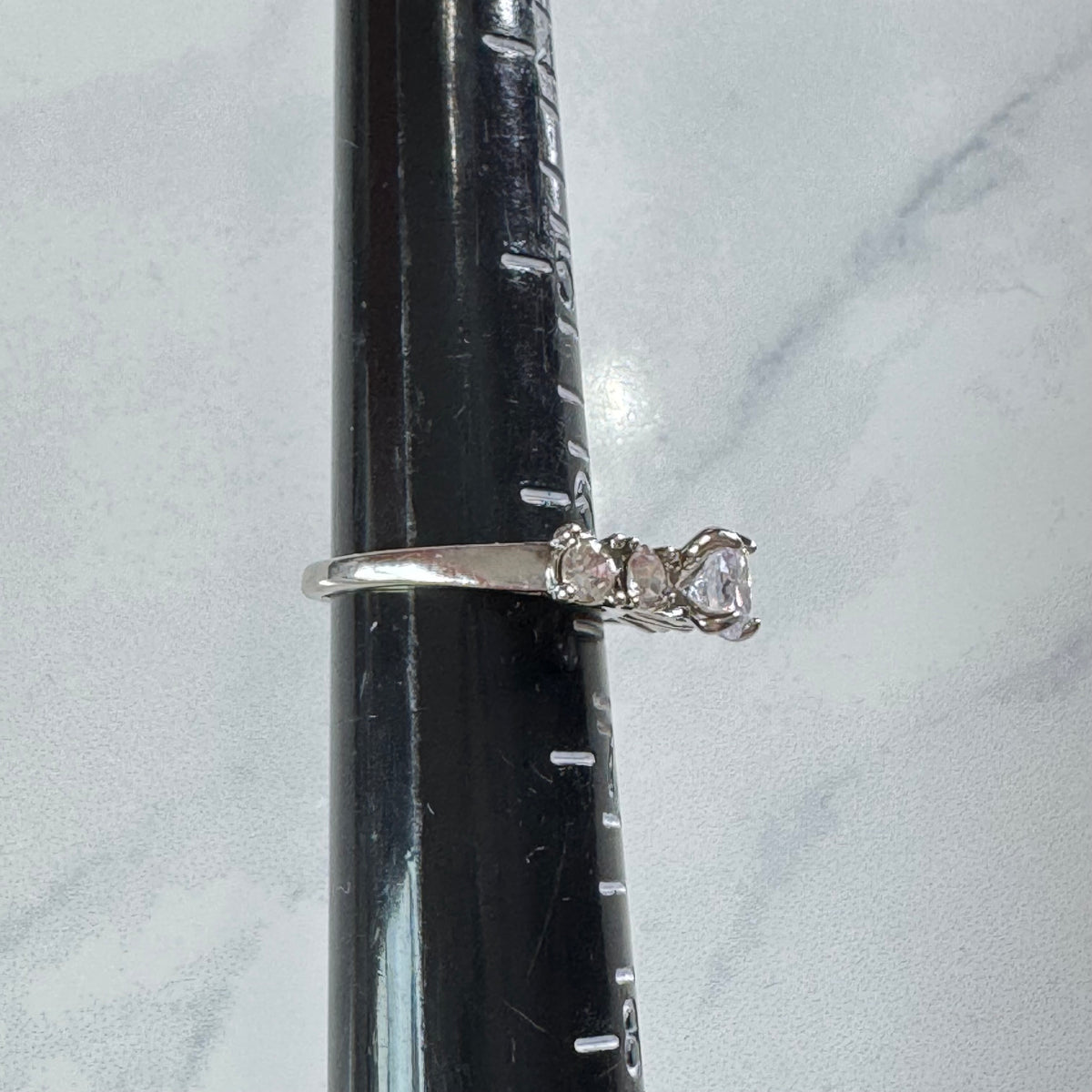 Eternal Promise Five Stone Round Engagement Ring - Size 6