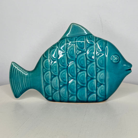 Turquoise Fish Shelf Sitter