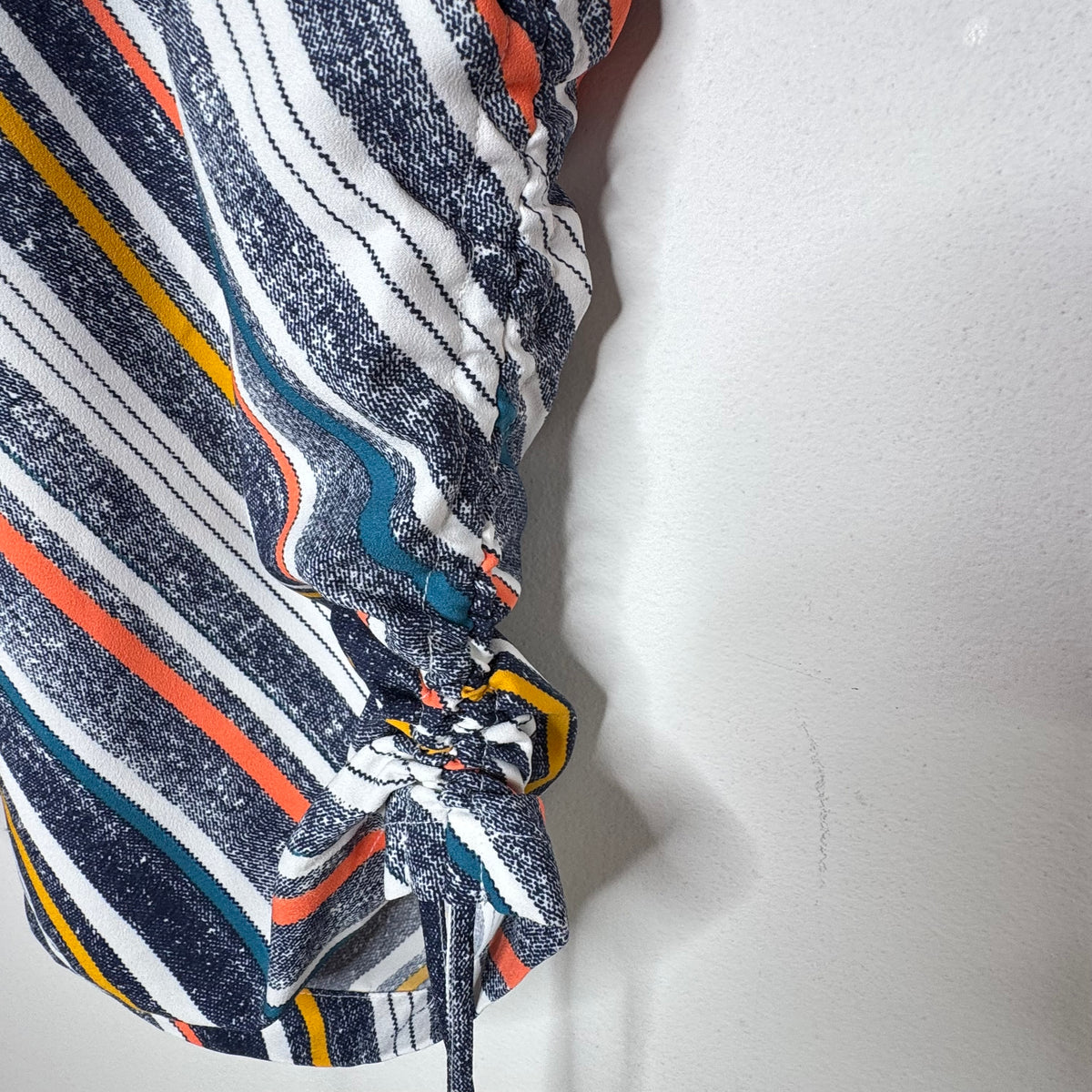Halogen Striped Ruched Top - Size XXL