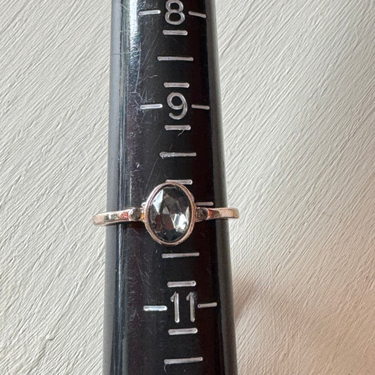Oval Gemstone Ring - Size 10