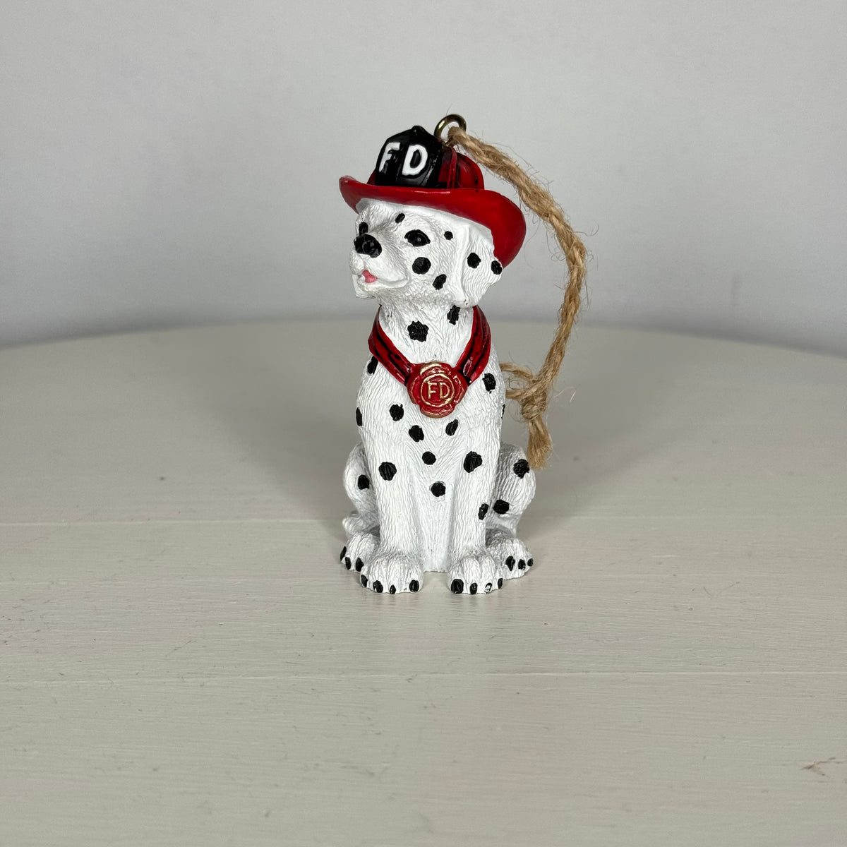 Fire Department Dalmatian Dog Ornament