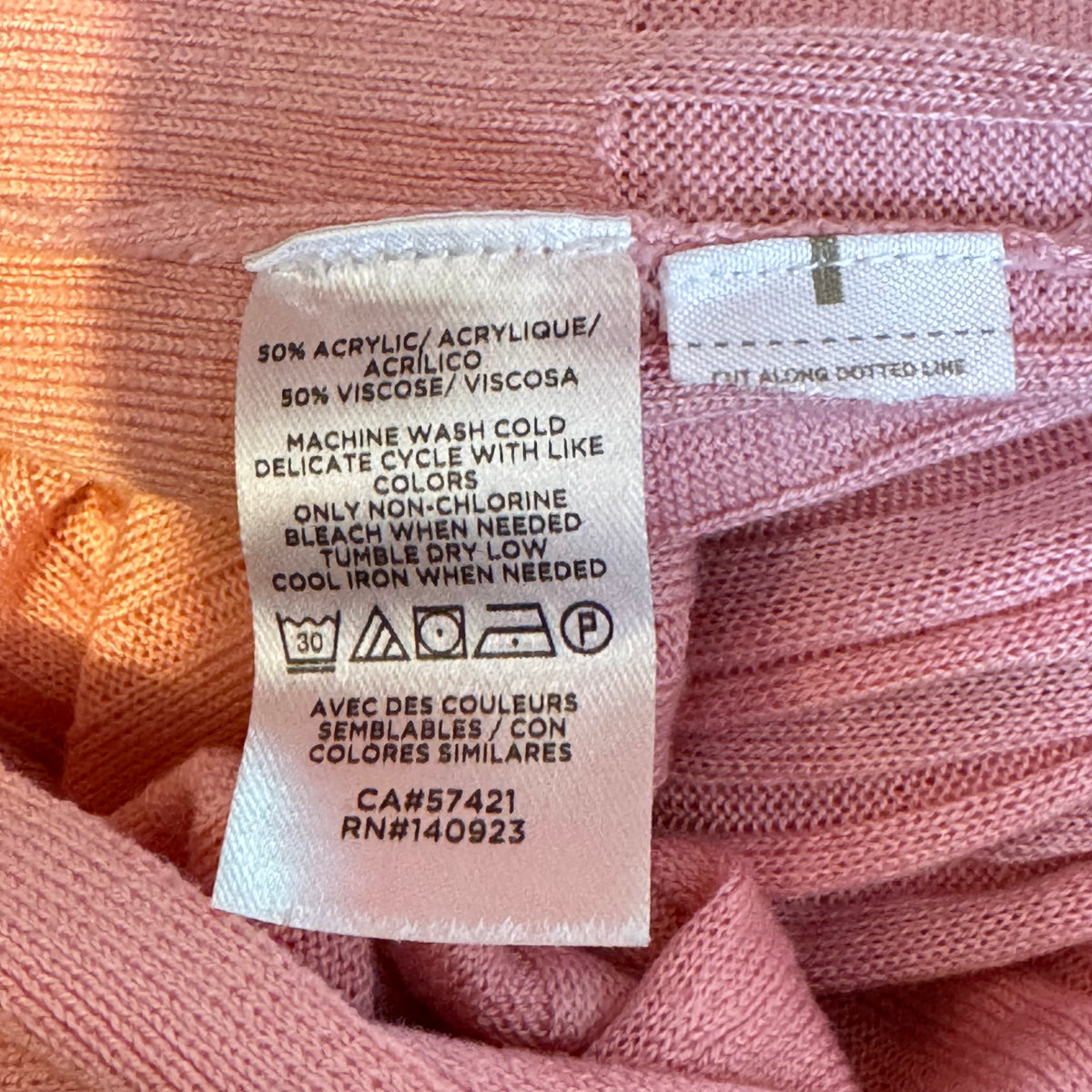 Loft Ribbed Open Front Long Sleeve Lightweight Cardigan - Size Large