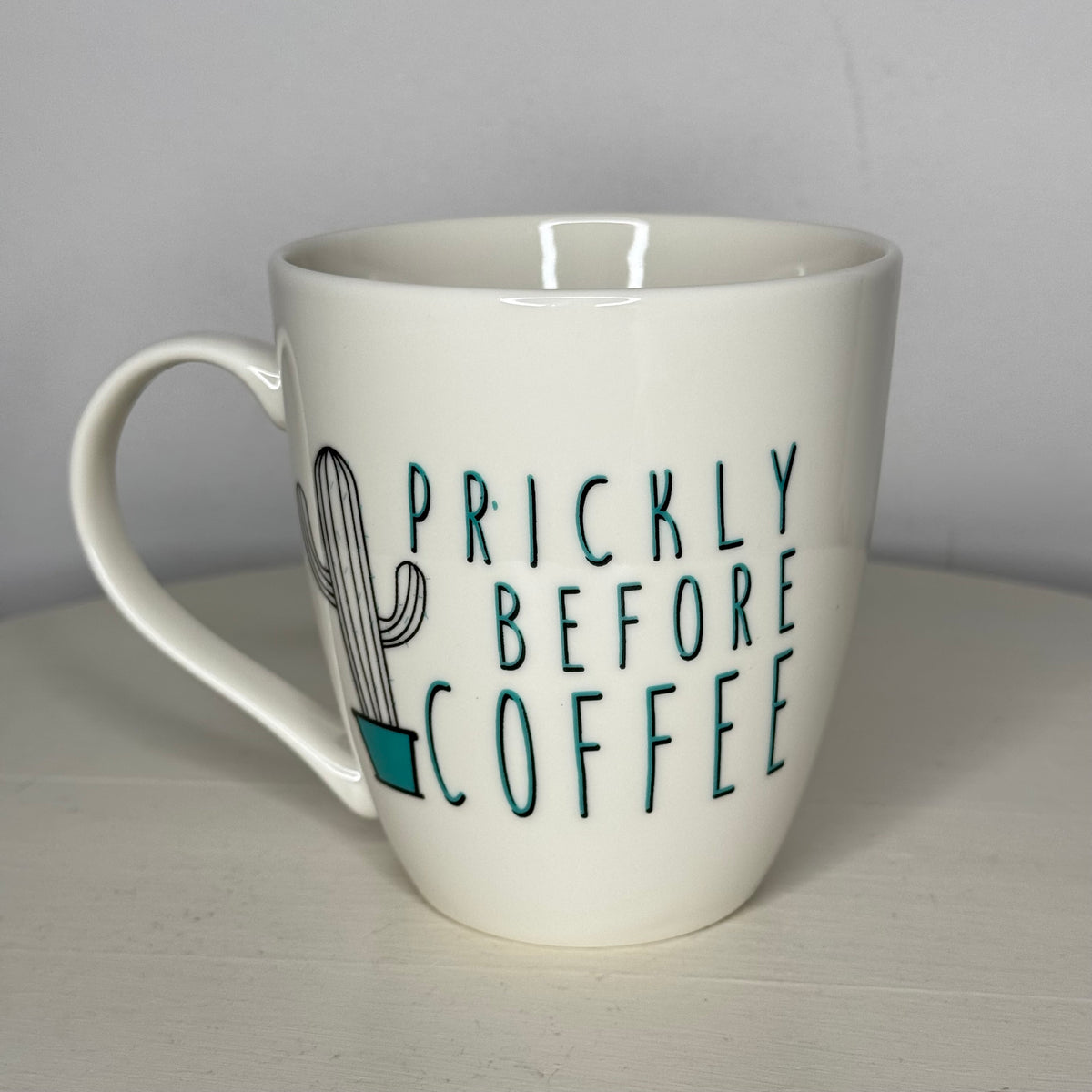 Pfaltzgraff Prickly Before Coffee Mug
