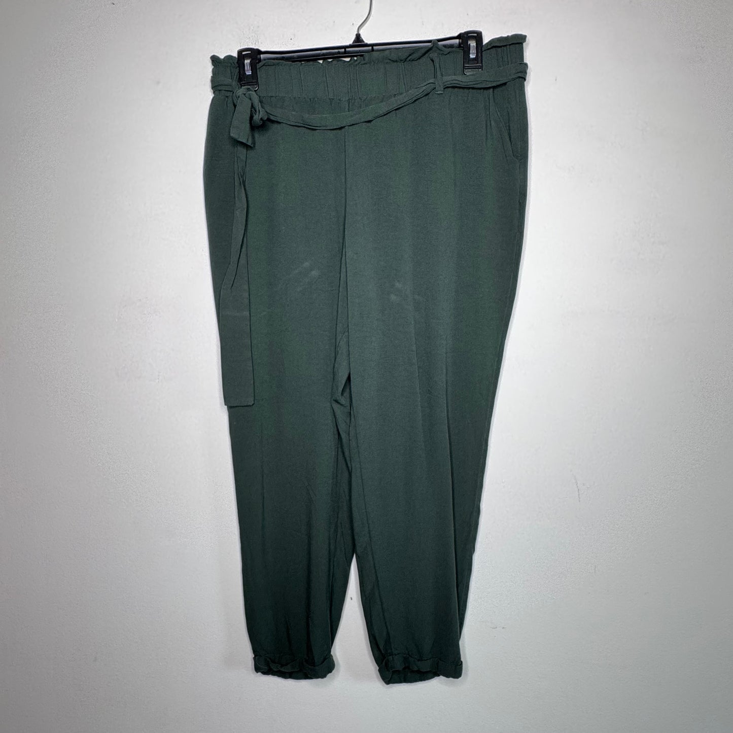 Maurices Pull-On Belted Pants - Size 18W