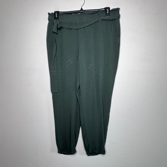 Maurices Pull-On Belted Pants - Size 18W