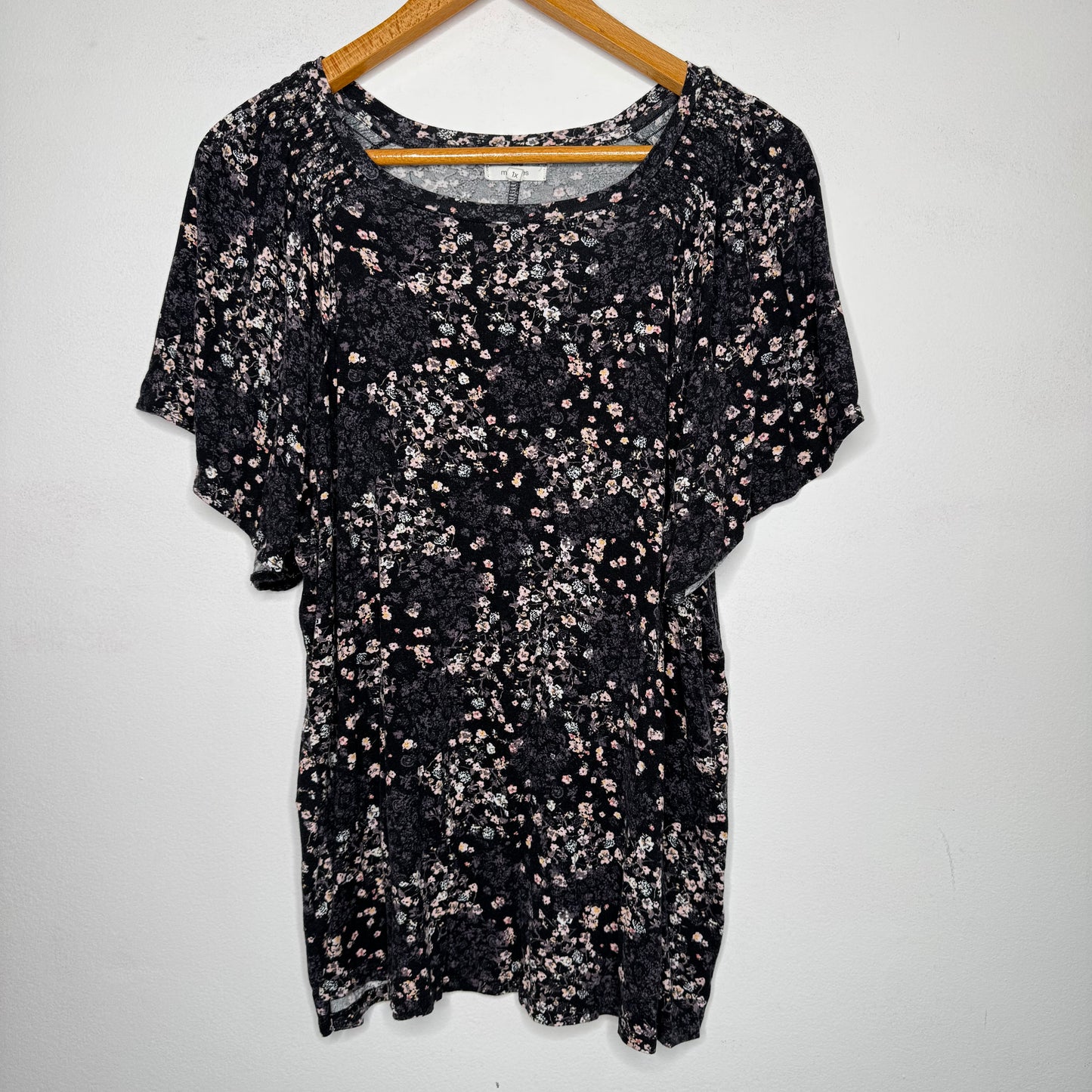 Maurices Floral Print Top - Size 1X