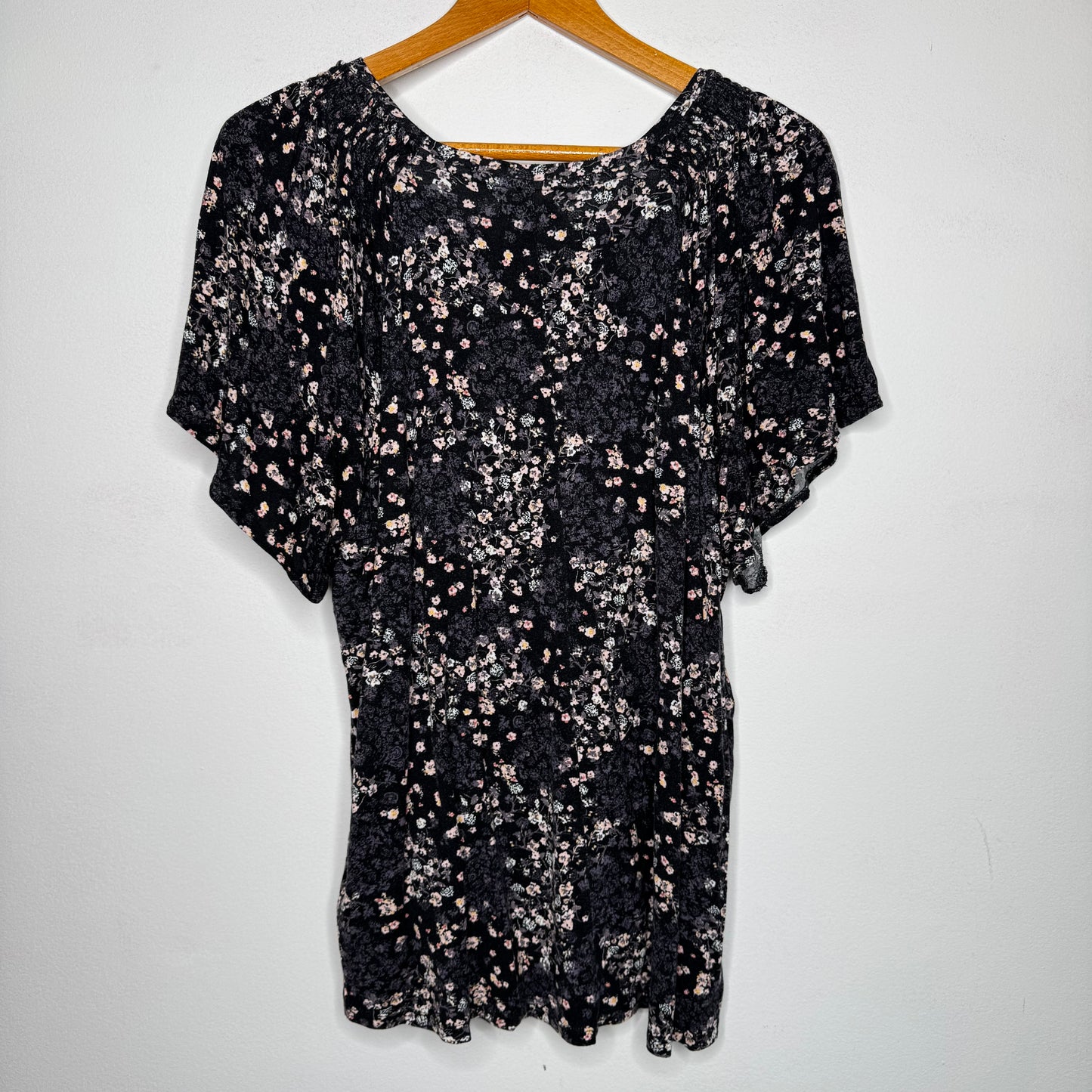 Maurices Floral Print Top - Size 1X