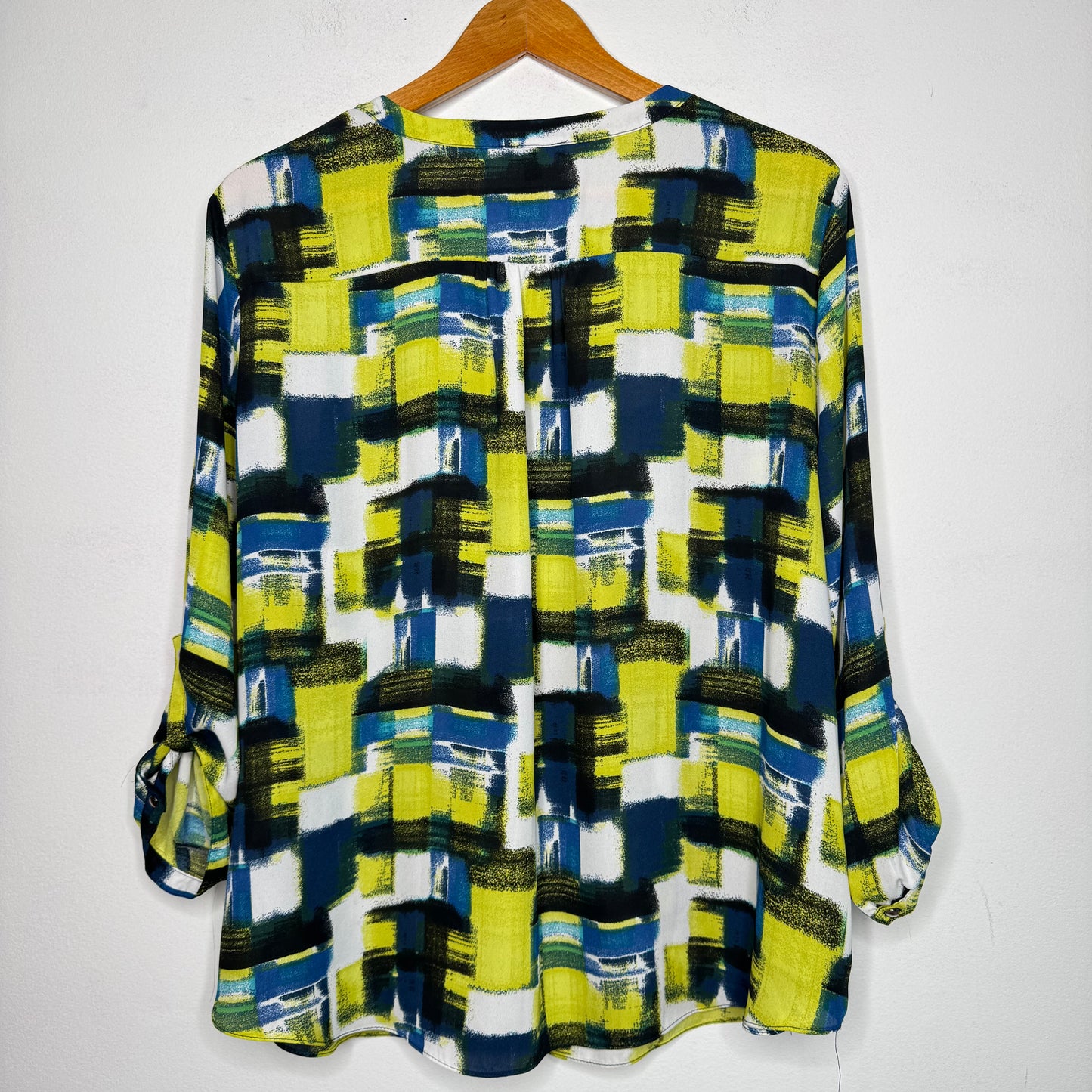 Sami & Jo Geometric Print Top - Size XL