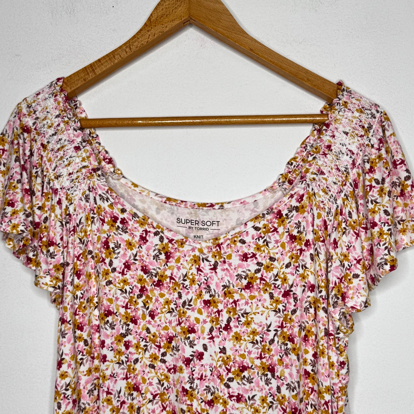 Torrid Super Soft Floral Print Top - 2X