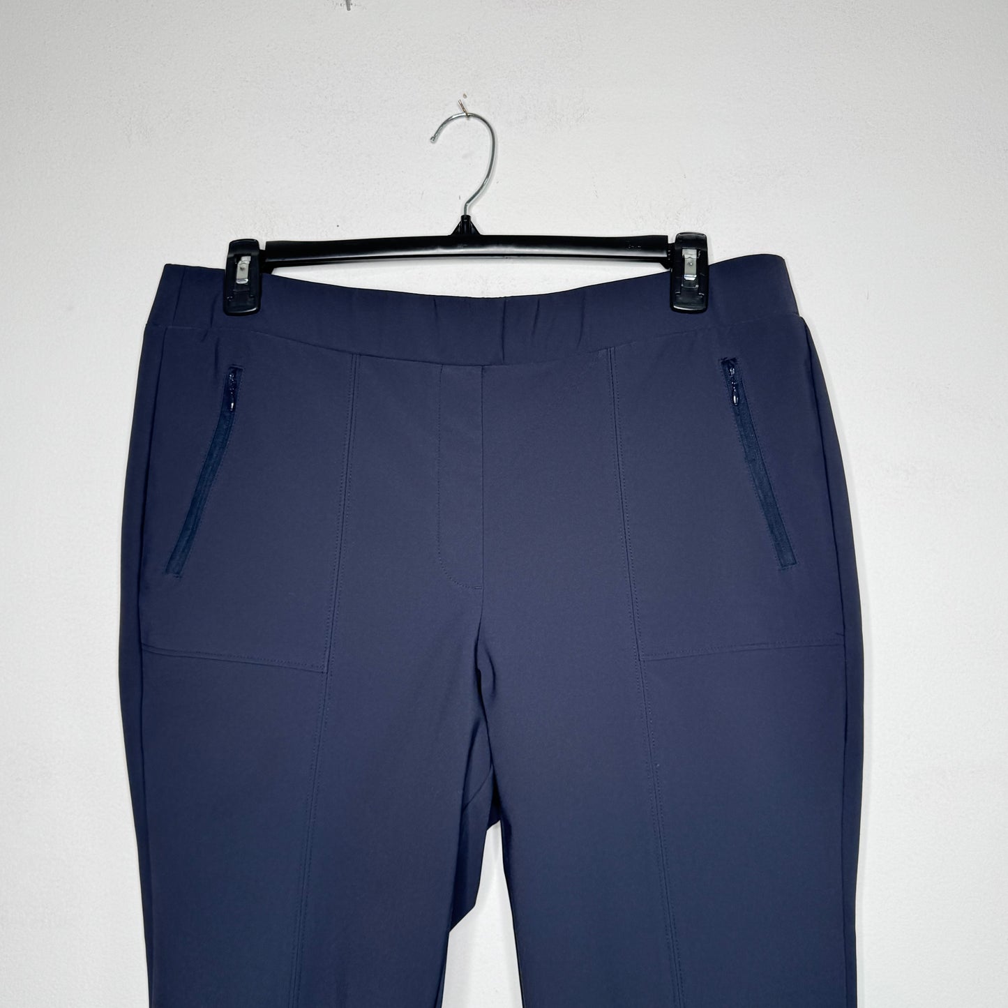 Lane Bryant Navy Blue Ponte Pull-On Pants - Size 16