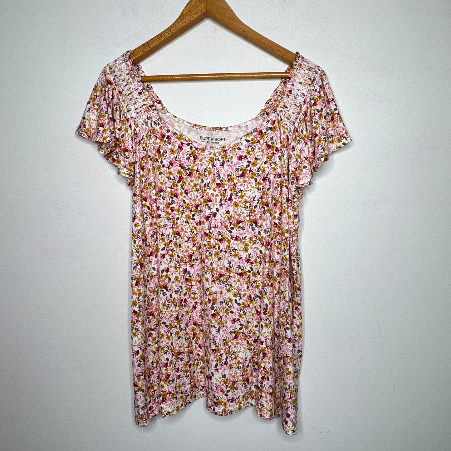Torrid Super Soft Floral Print Top - 2X