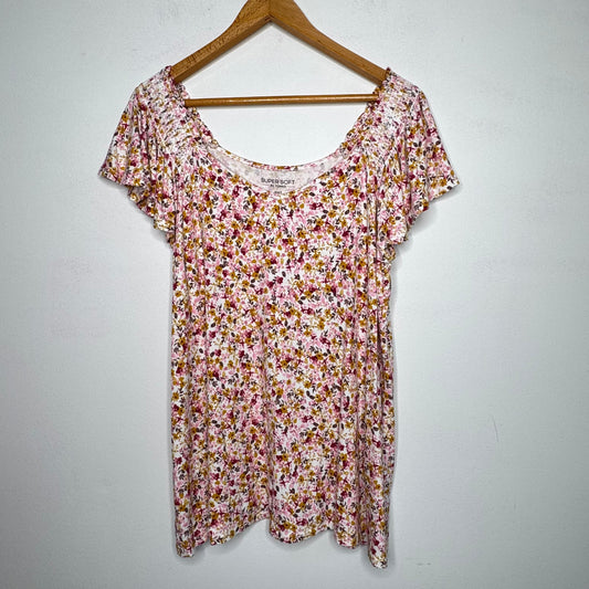 Torrid Super Soft Floral Print Top - 2X