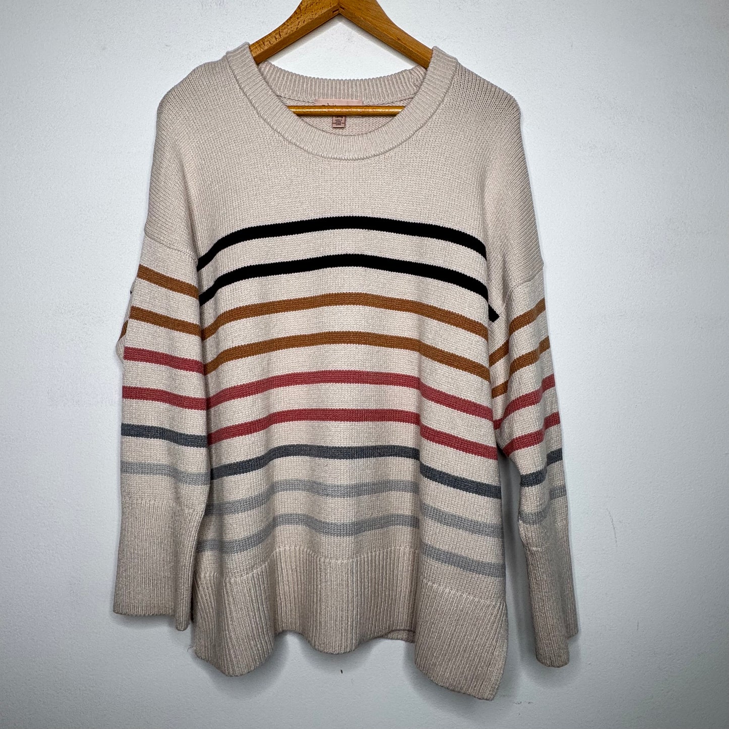 Philosophy Striped Sweater - Size 1X