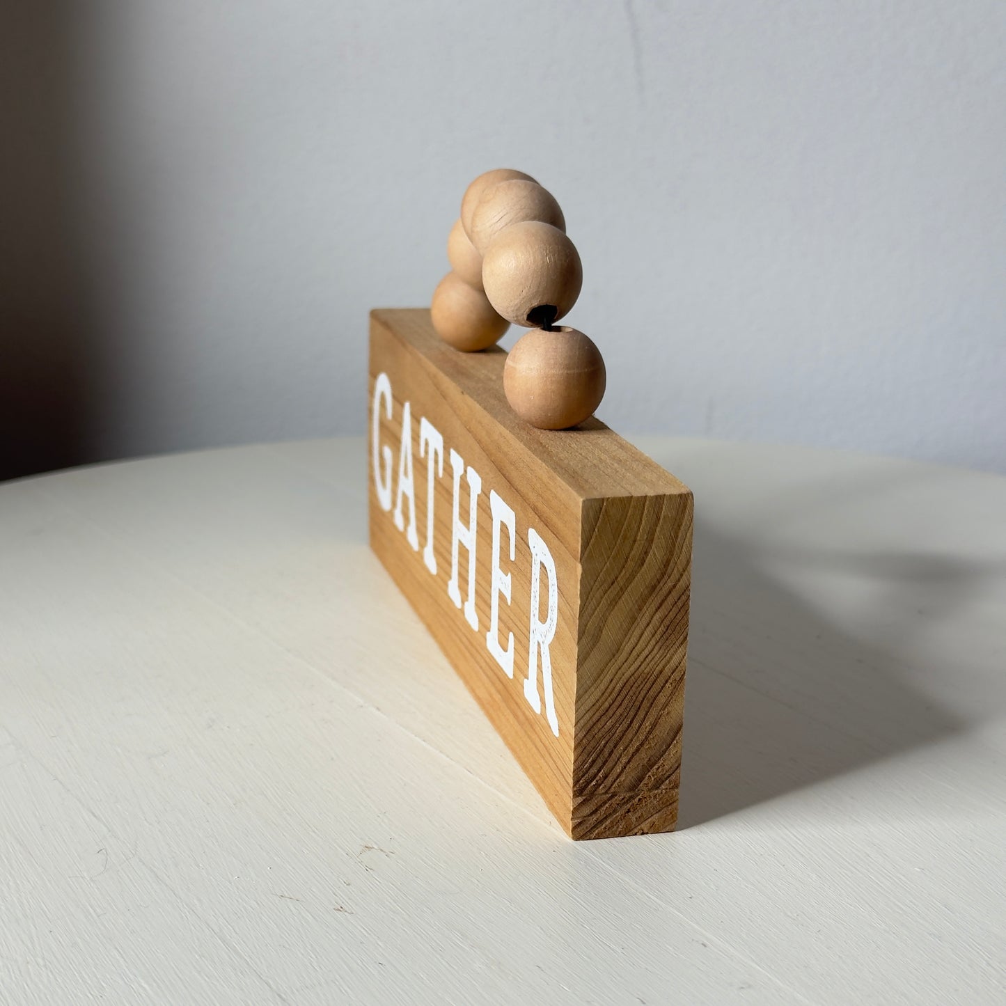 Gather Block Sign