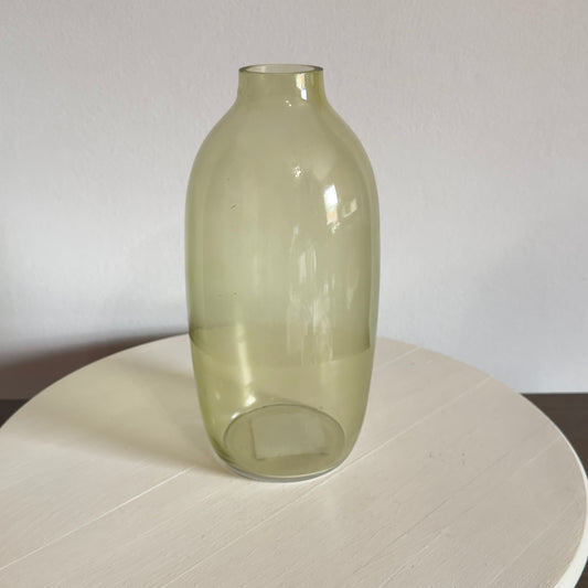 Green Glass Vase
