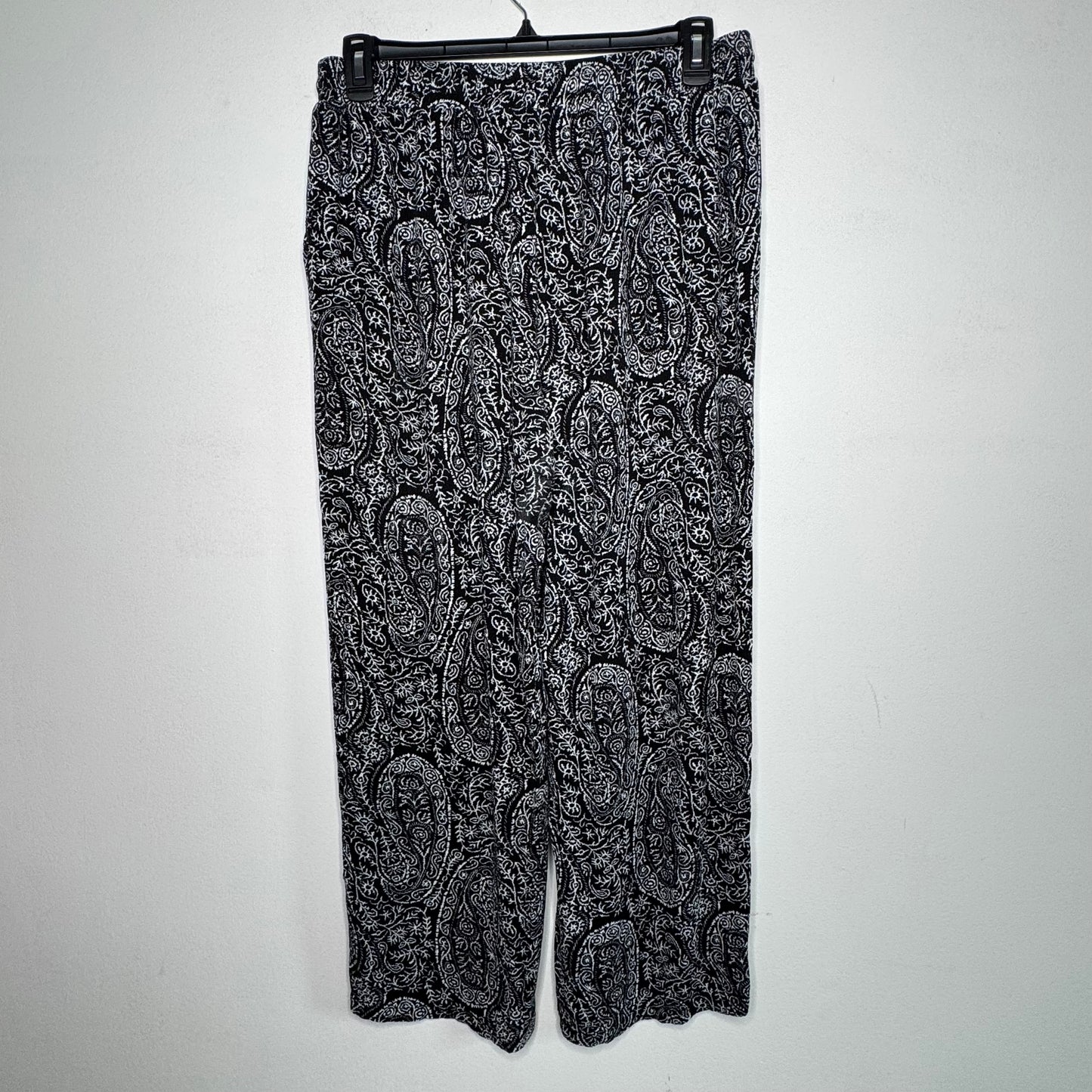 Cotton Bleu Paisley Floral Pull-On Pants - Size XL