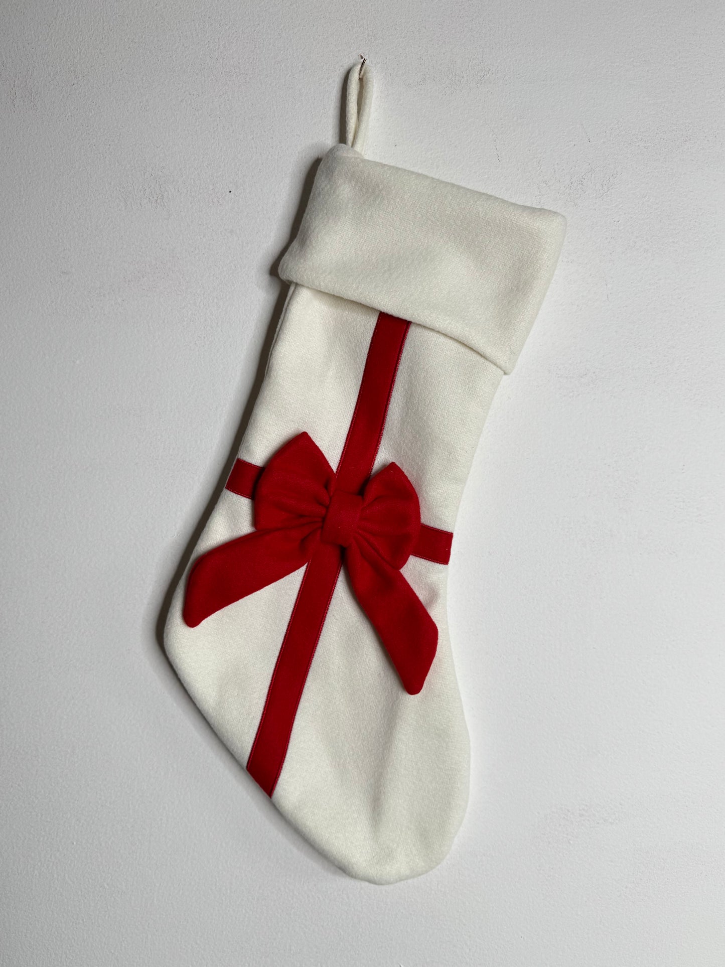 Christmas Bow Stocking