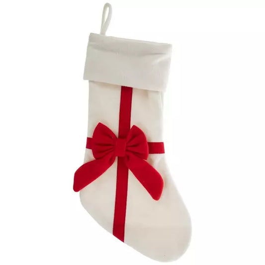 Christmas Bow Stocking