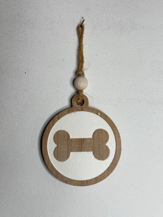 Dog Bone Hanging Sign