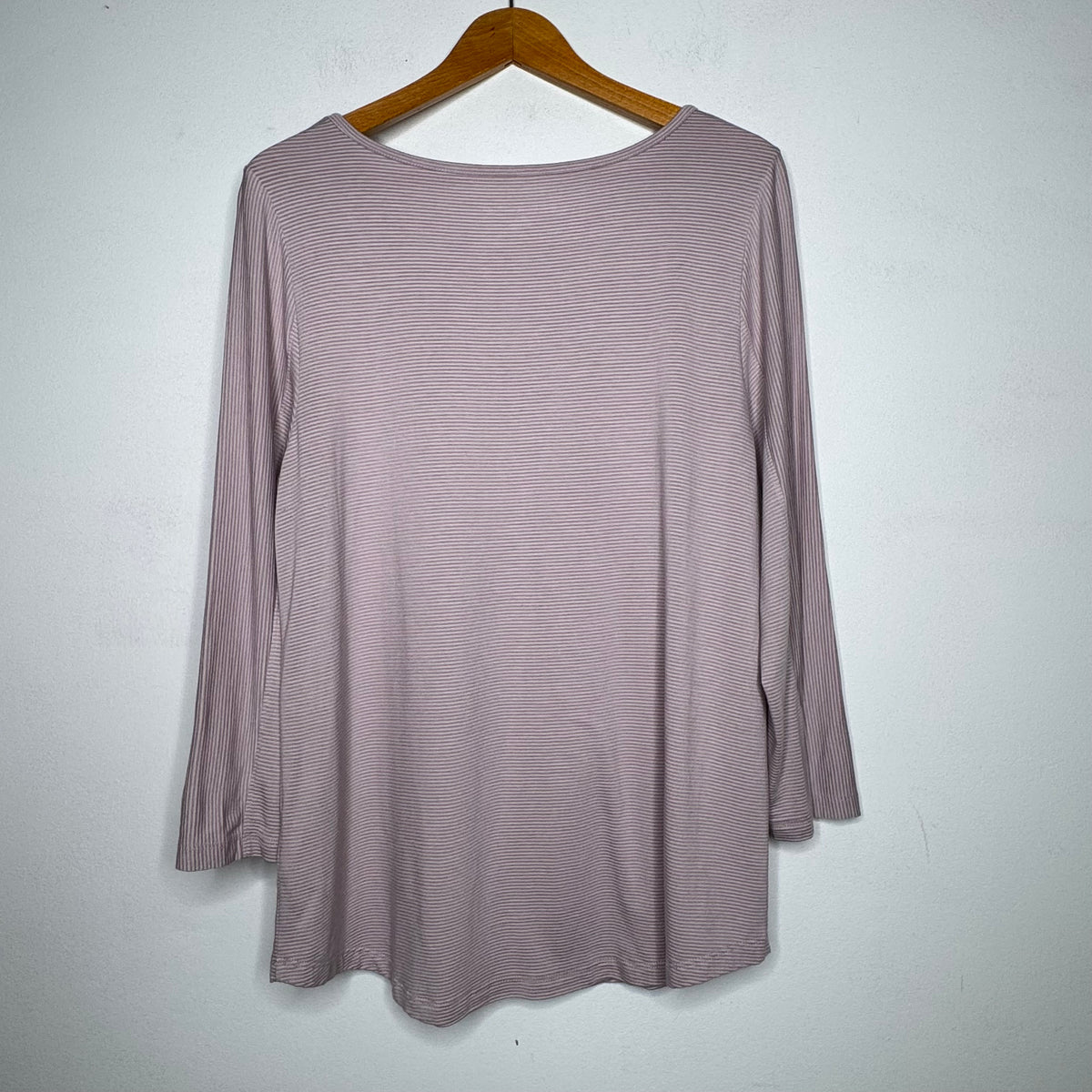 Soft Surroundings Key Hole Neckline Striped Top - Size Large