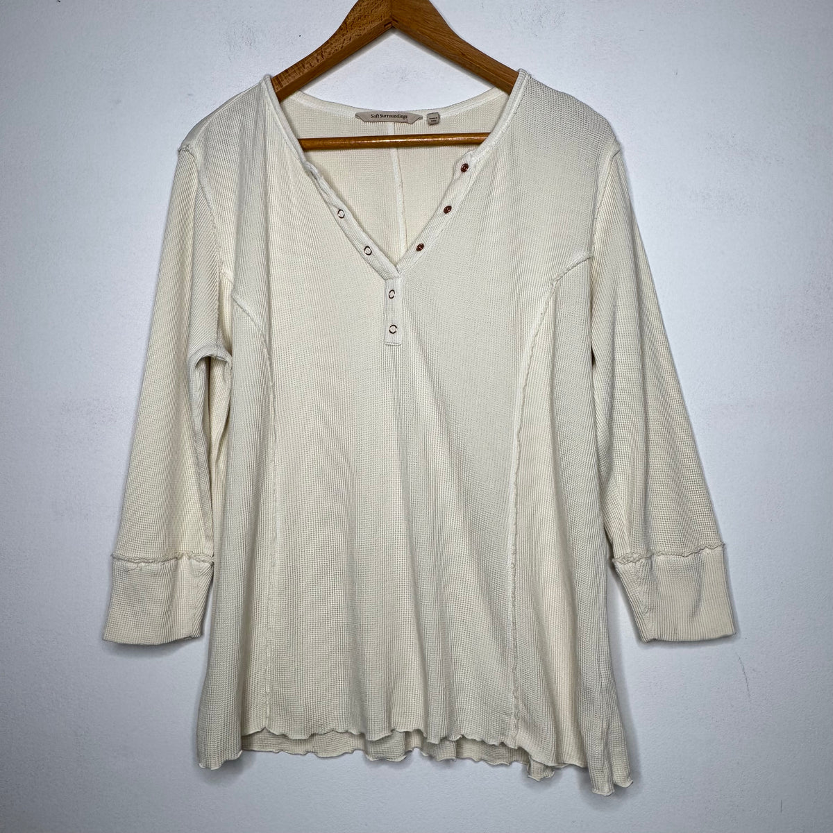 Soft Surroundings Hazel Waffle Top - Size Large