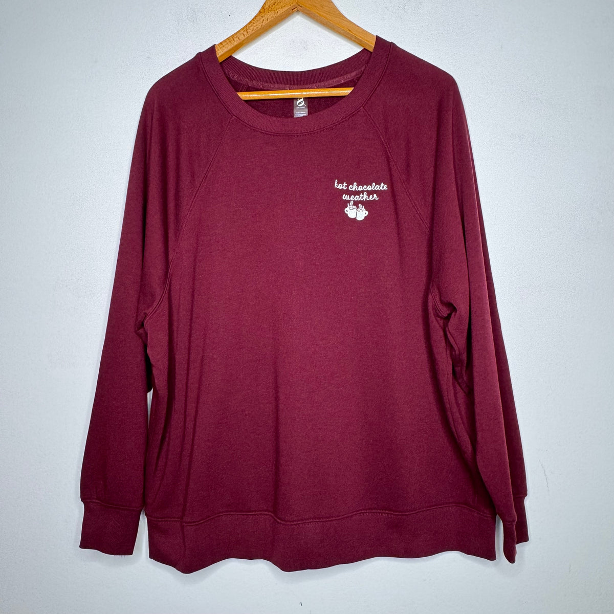 Lou & Grey “Hot Chocolate Weather” Crewneck Sweatshirt - Size Large
