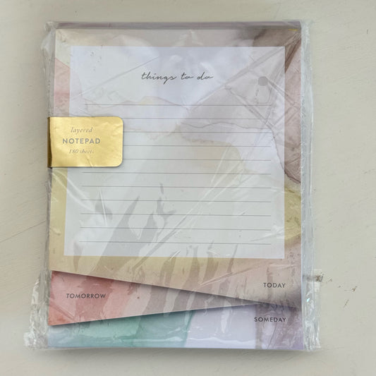 180 Sheet Layered Notepad