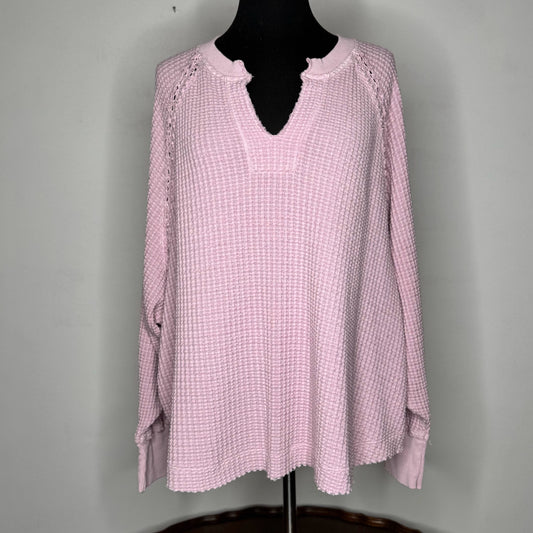 American Eagle Oversized Thermal Top - Size Small