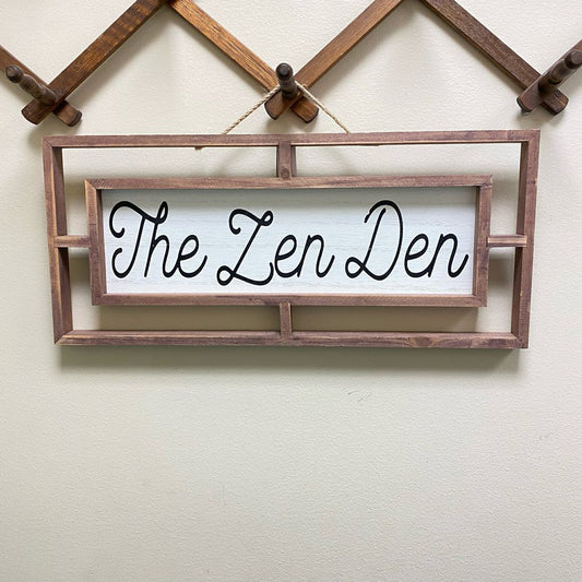 The Zen Den Sign