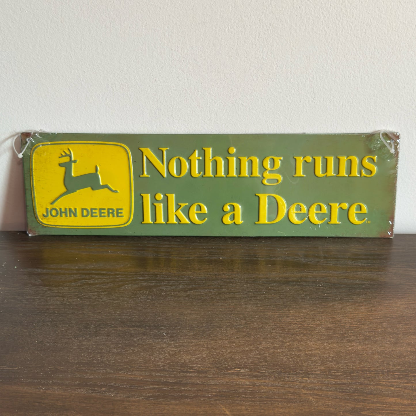Nothing Runs Like A Deere Metal Sign