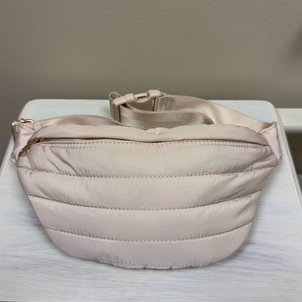 Quilted Crossbody Waist Handbag