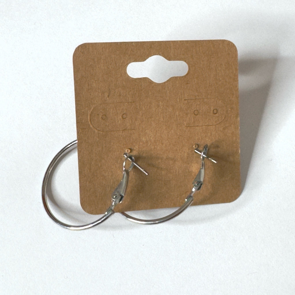 Silver Hoop Earrings